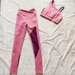Gymshark Asymmetric Bra/Legging Set